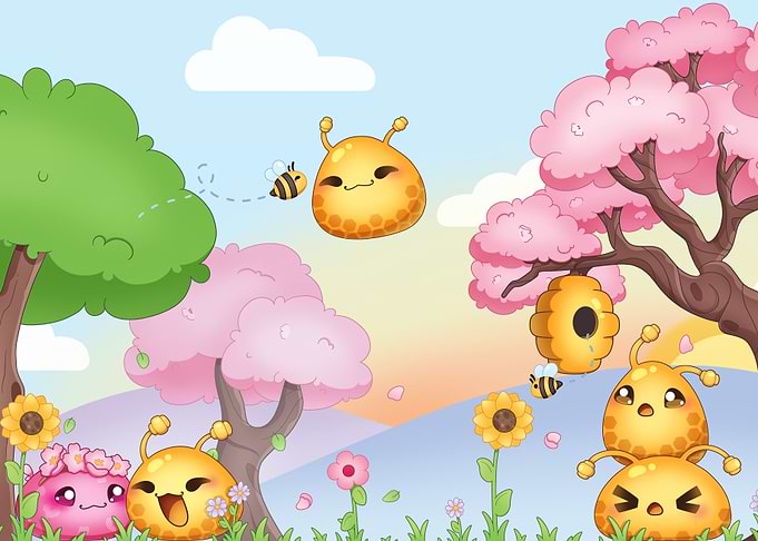 Spring Honey Slimes