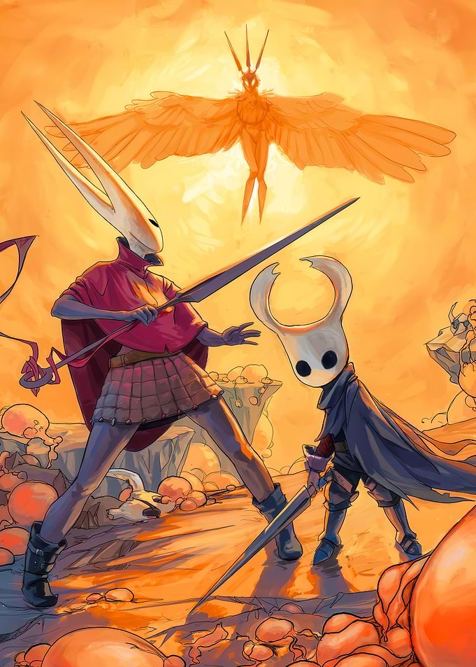 Hollow Knight: Hornet and The Knight