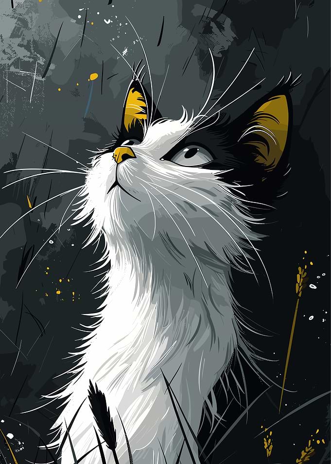 Elegant Cat Portrait