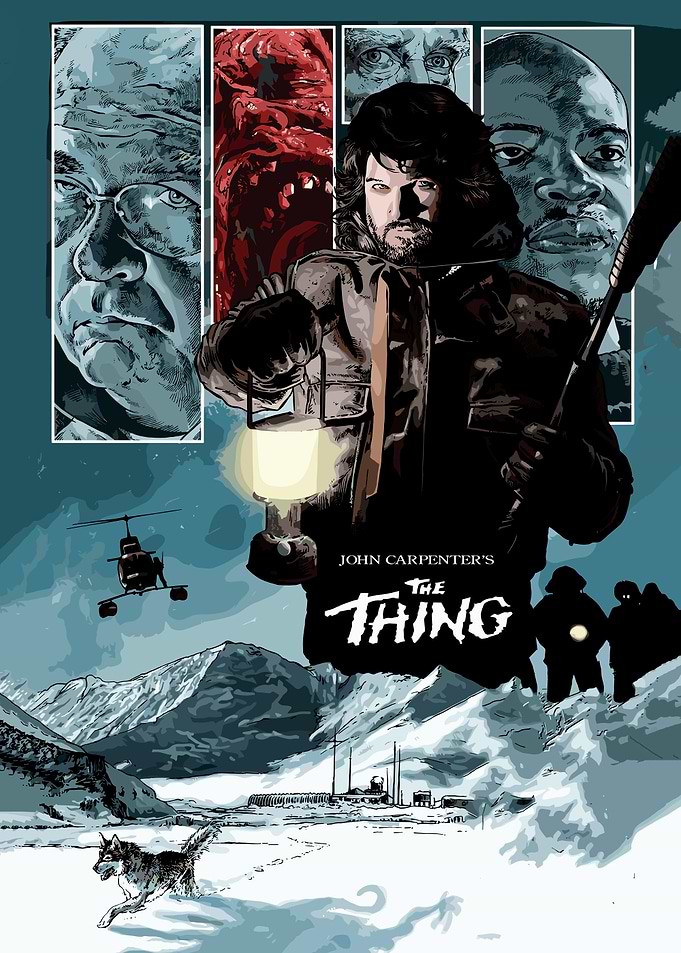 The Thing Movie Poster Art