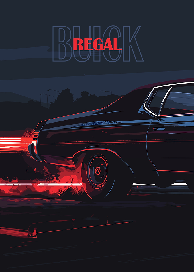 Buick Regal Car Illustration