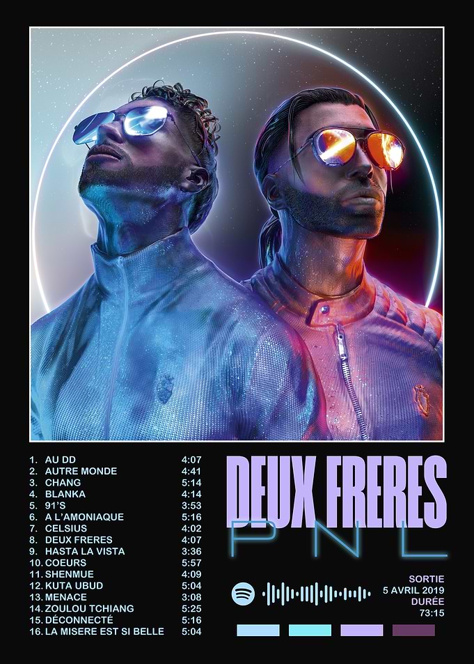PNL - Deux Frères Album Cover