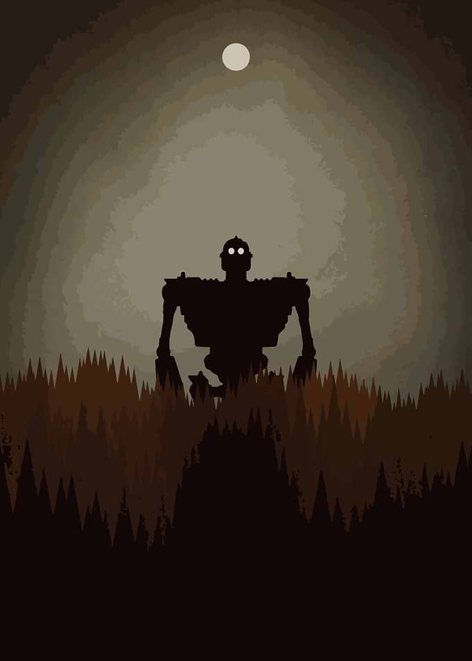 The Iron Giant in the Woods