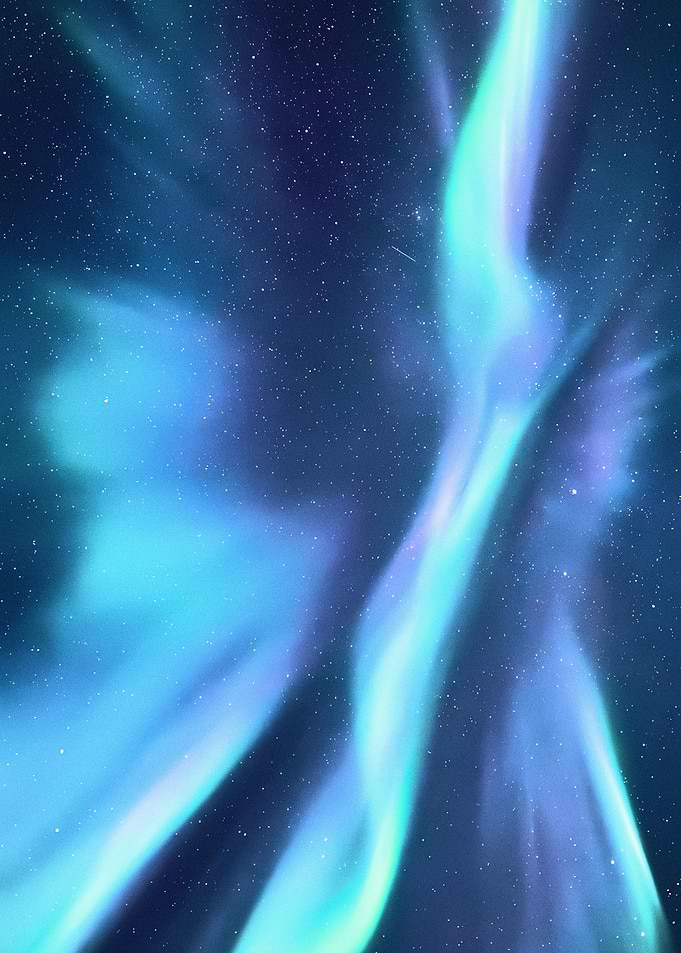 Aurora Borealis Night Sky