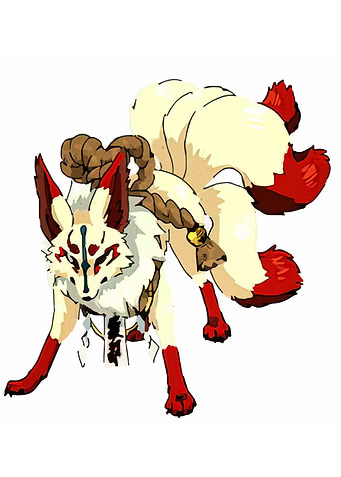 Nine-tailed Fox Illustration