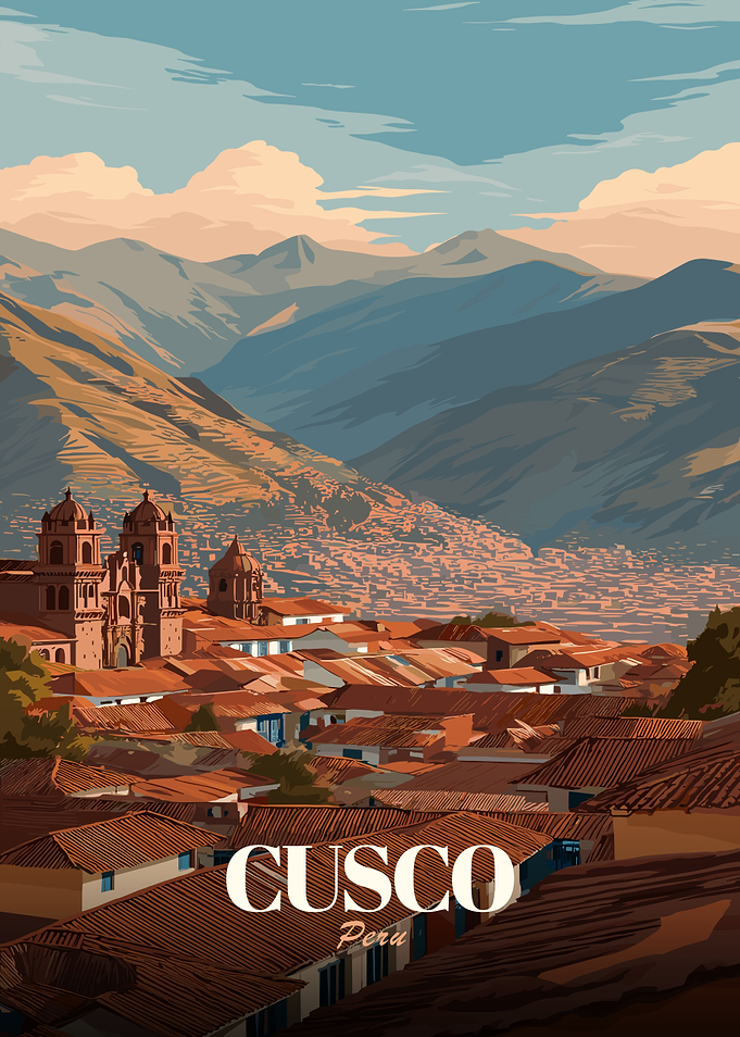Cusco, Peru Travel Poster