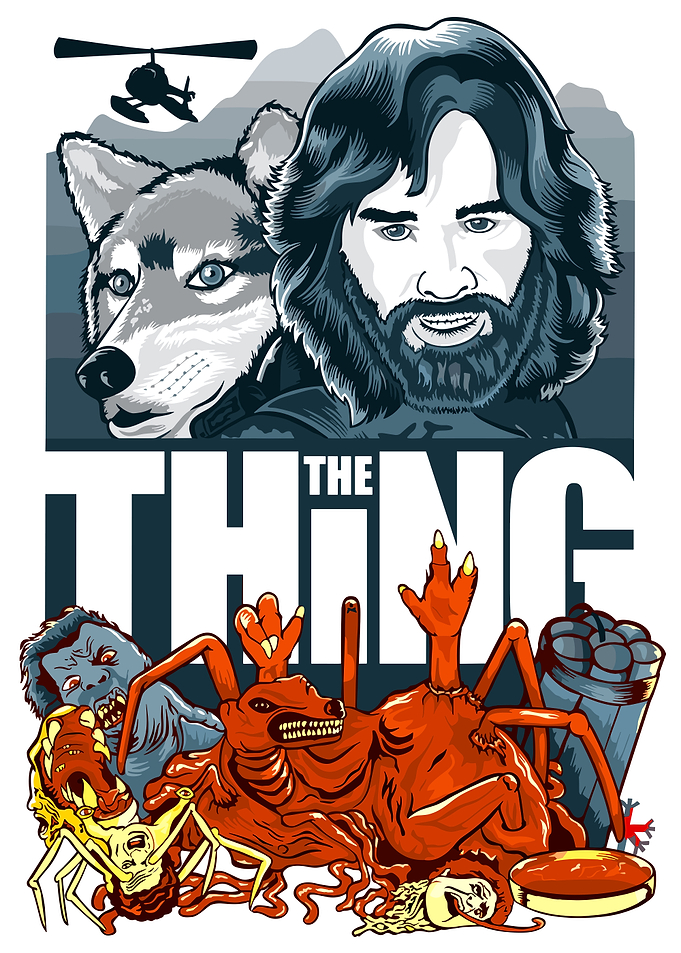 The Thing Movie Poster Art