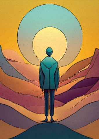 Gazing at Circular Sun