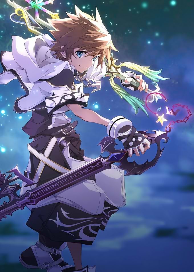 Kingdom Hearts Sora Artwork