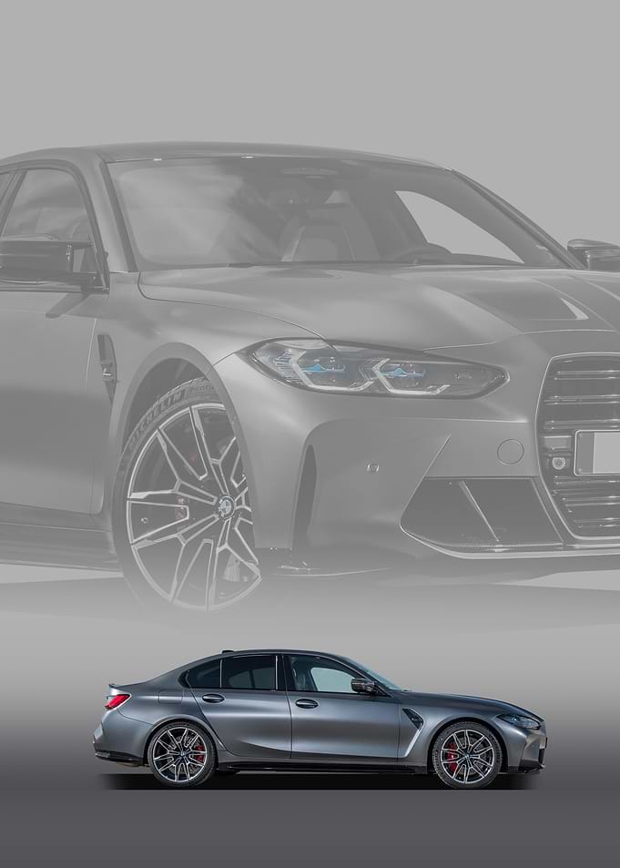 Gray BMW M3 Competition Sedan