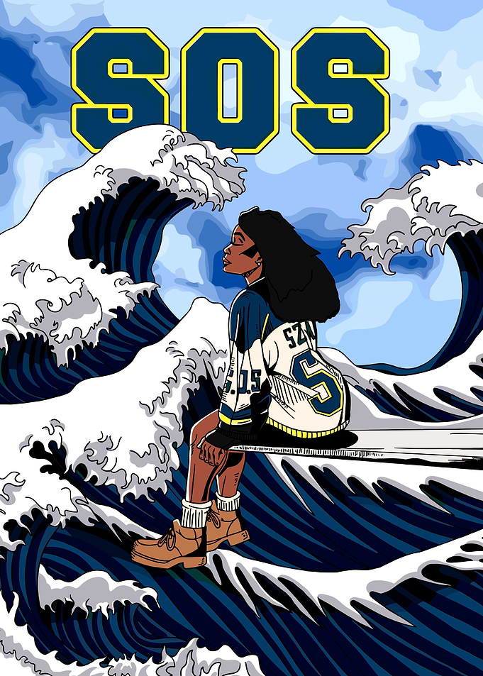 SZA SOS Album Cover Art
