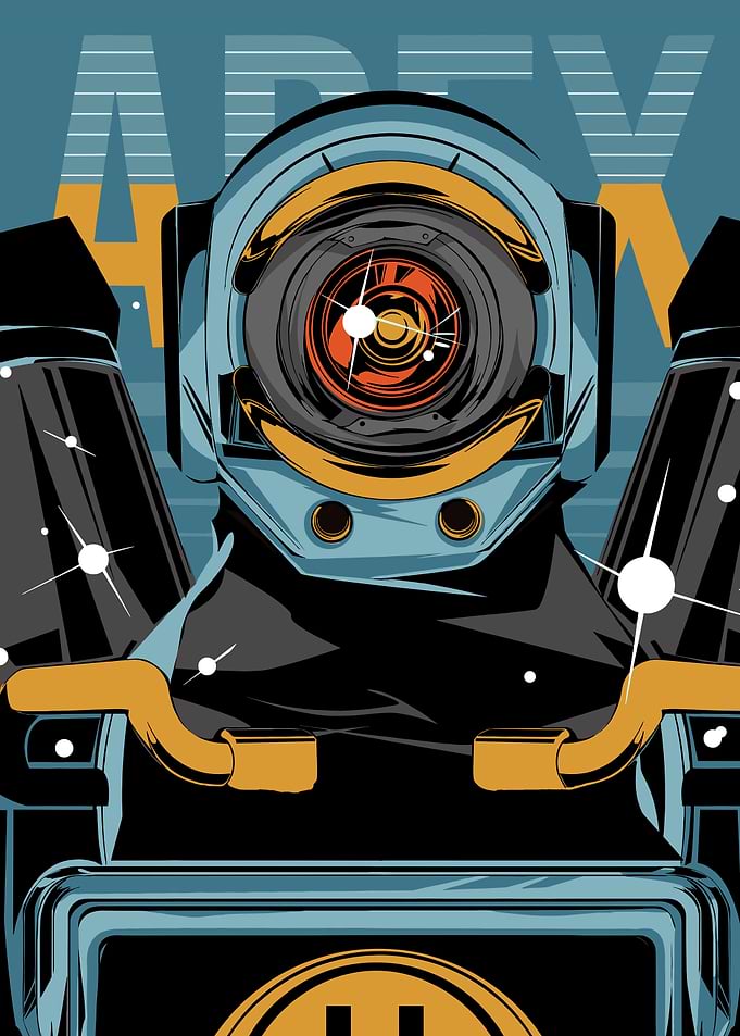 Apex Legends Pathfinder Robot Portrait