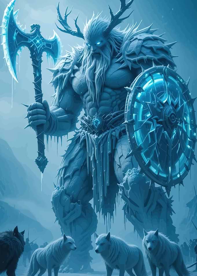Ice Giant Wolves
