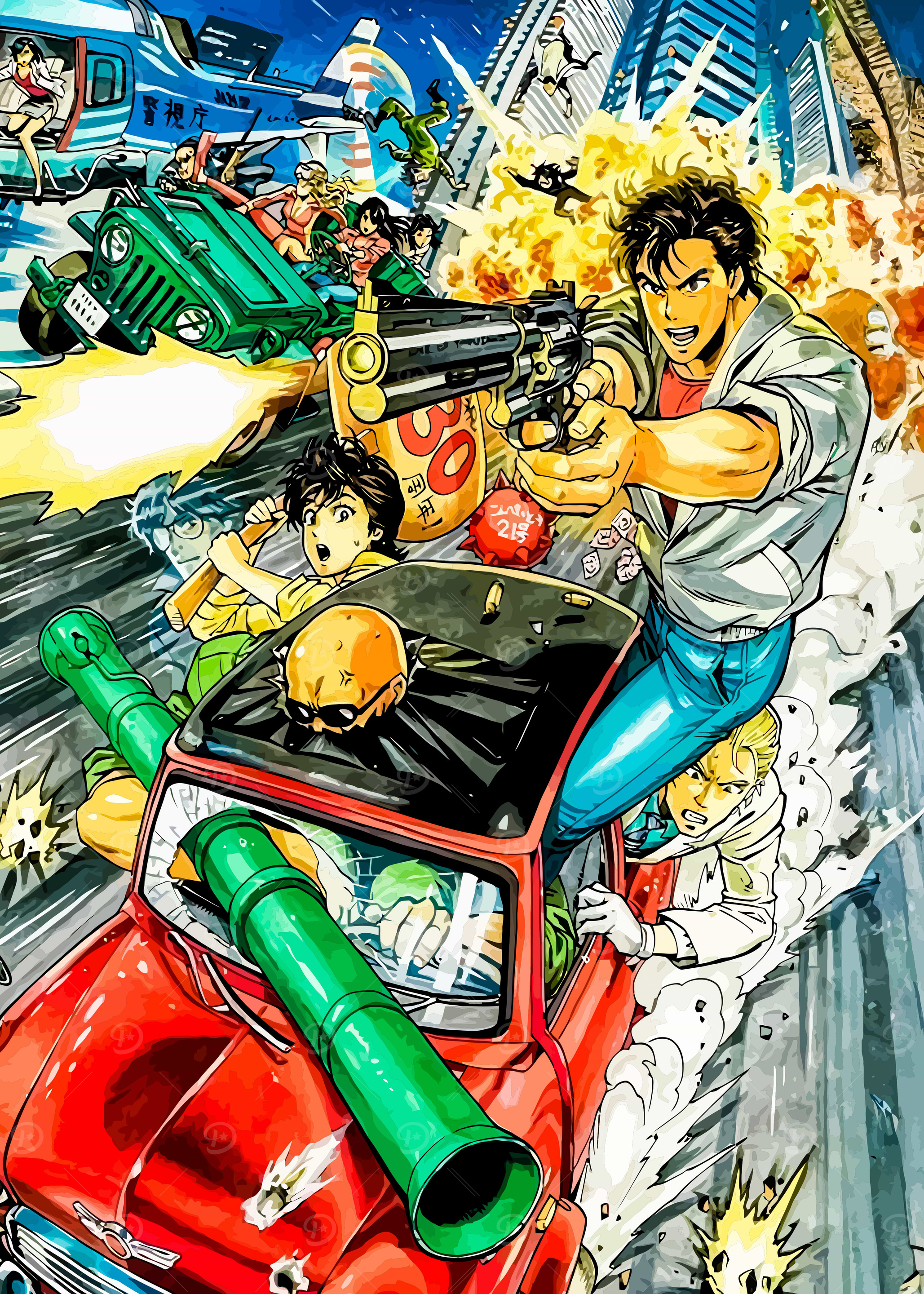 City hunter Posters Online - Shop Unique Metal Prints, Pictures