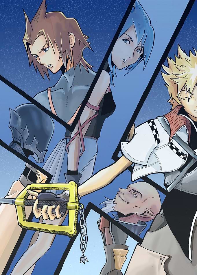 Kingdom Hearts Characters Illustration