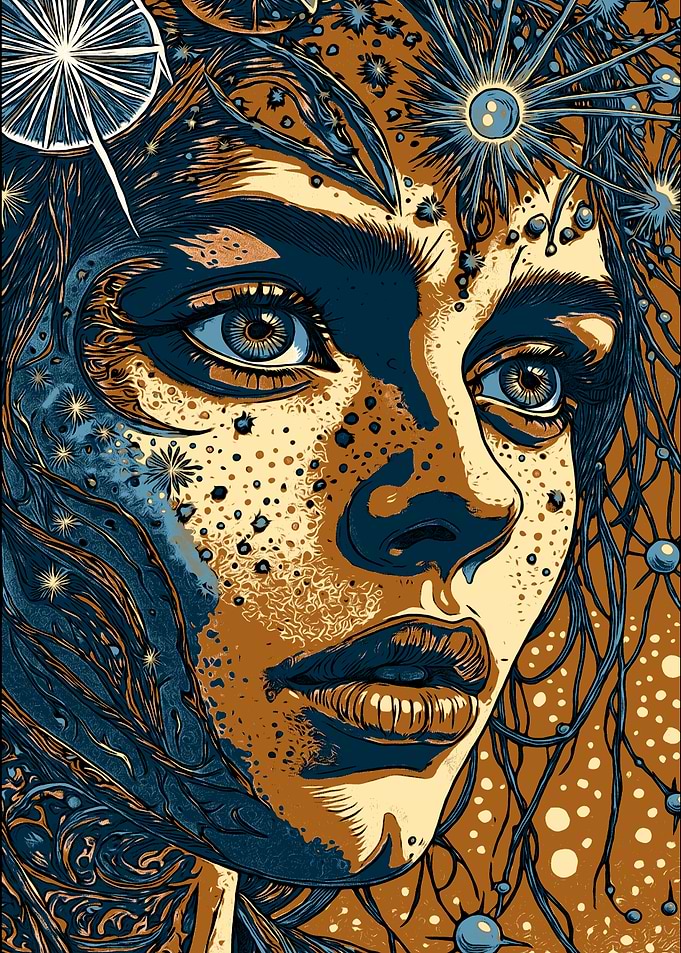 Celestial Woman Portrait