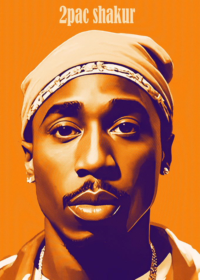 2Pac Shakur Portrait