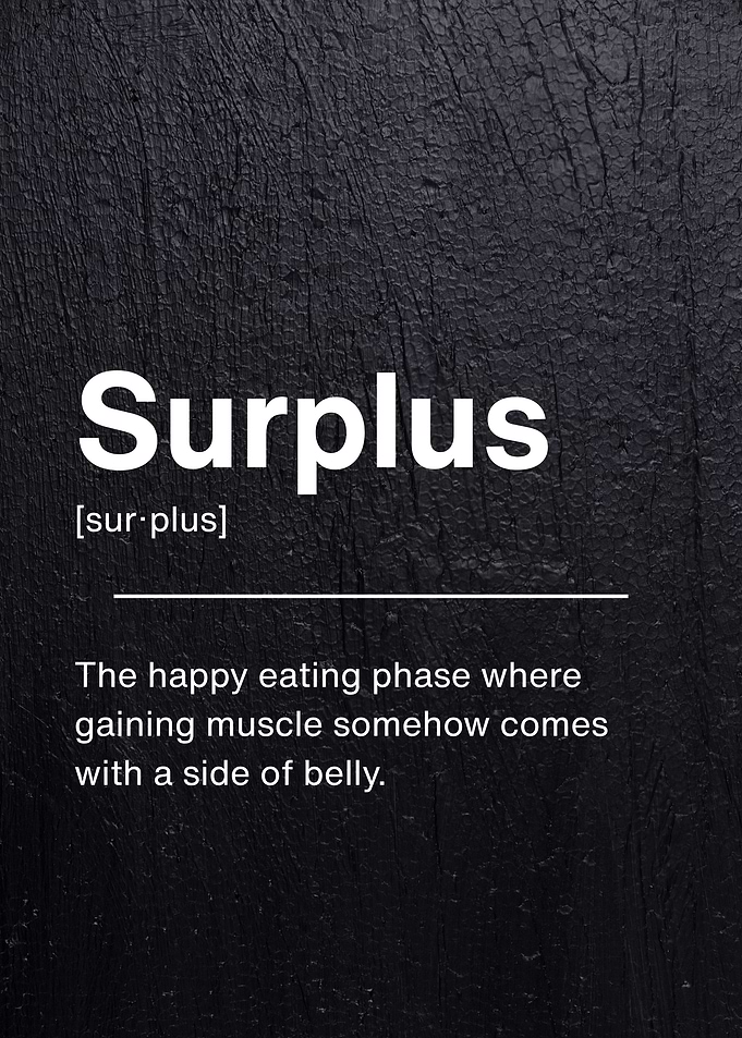 Surplus humorous Definition