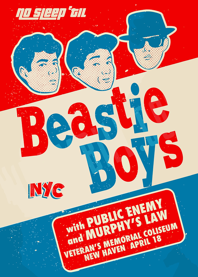 Beastie Boys Concert Poster