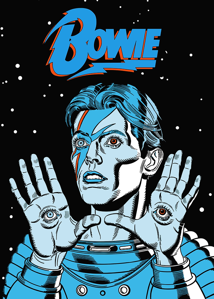 David Bowie Comic Art