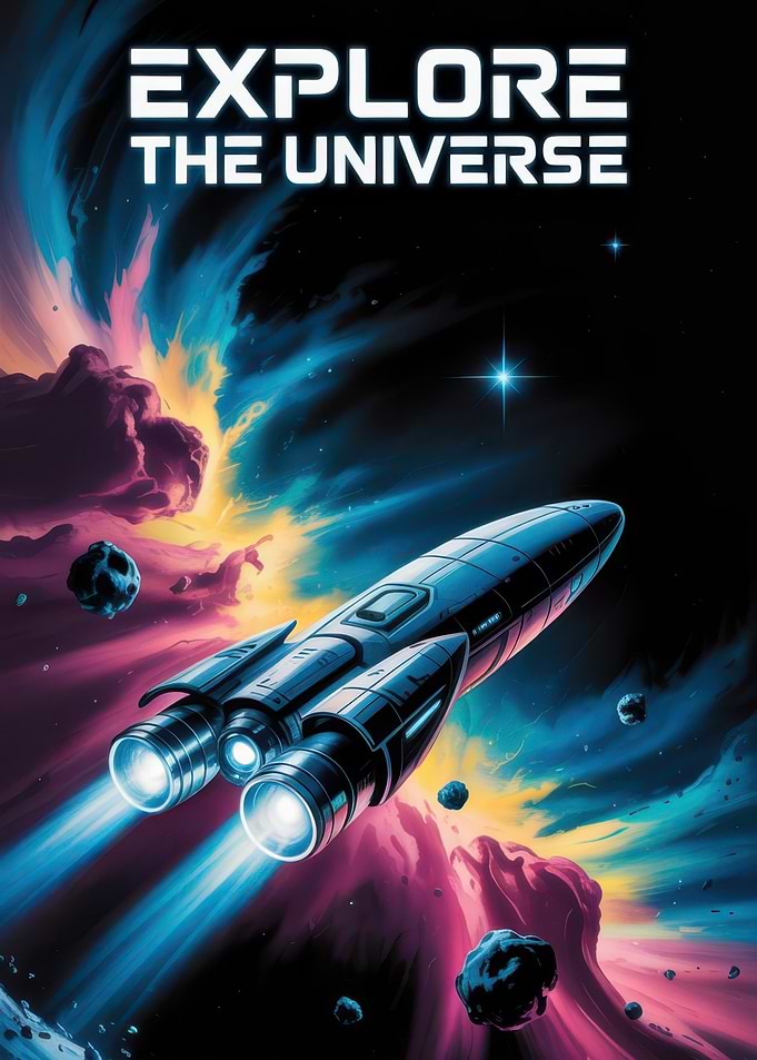 Explore the Universe Space Rocket