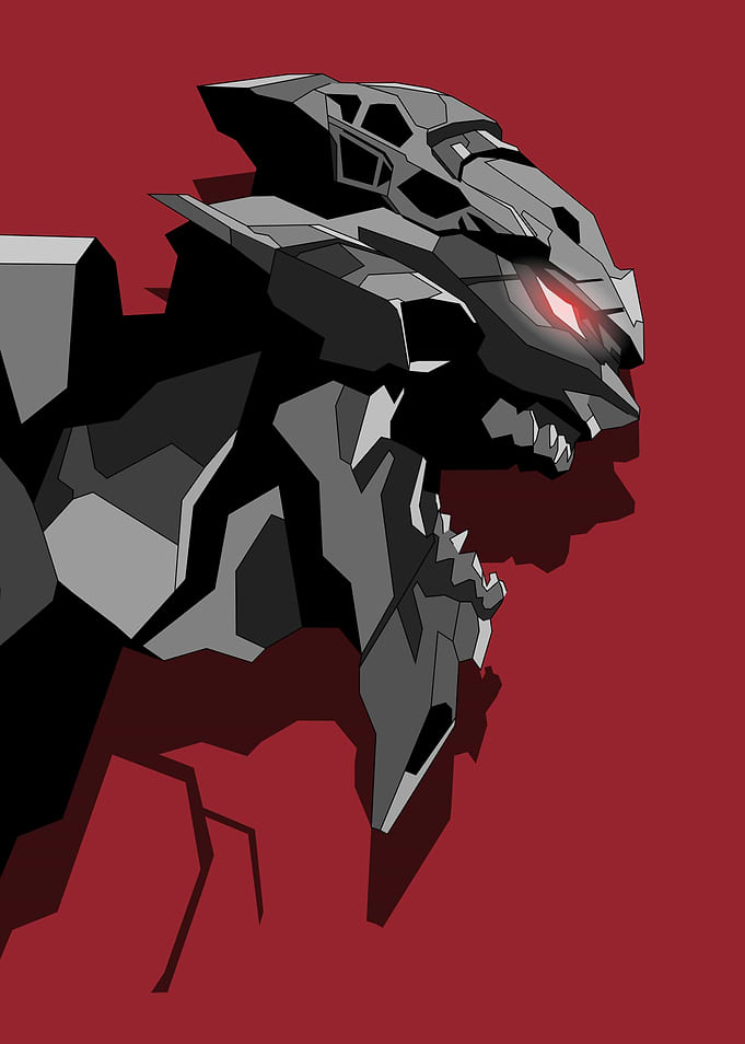 Mecha Monster Head