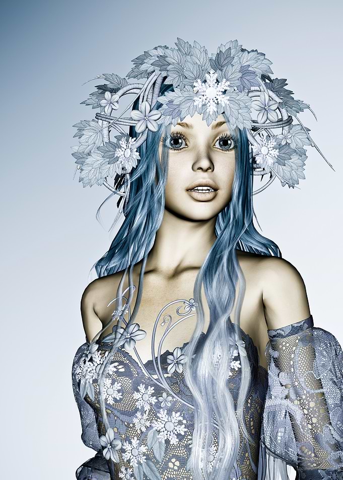 Winter Fairy Portrait