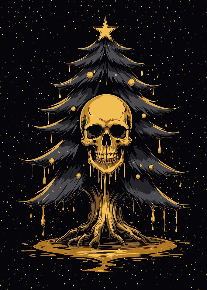gothic christmas tree