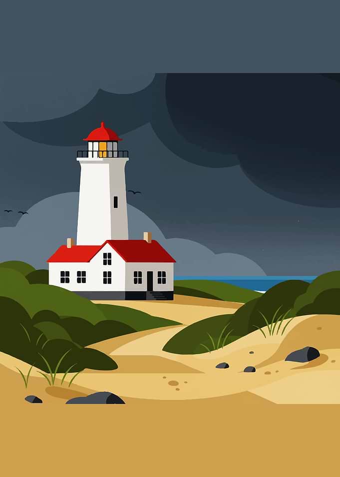 Lighthouse on the Coast
