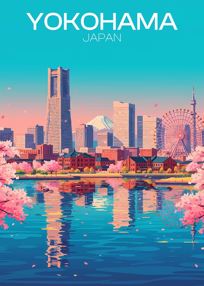 Yokohama Japan Cityscape, The Port of Future