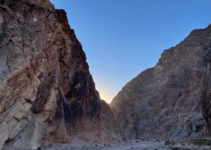 Titus Canyon Sunset