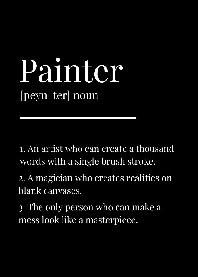 Funny Painter Definition