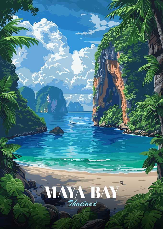 Maya Bay, Thailand, Tropical Paradise