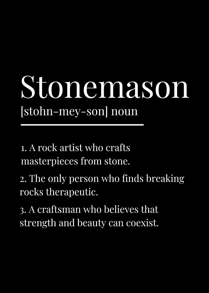 Funny Stonemason Definition
