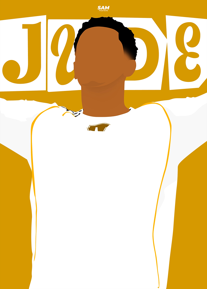 Jude Bellingham Real Madrid Minimalist Art