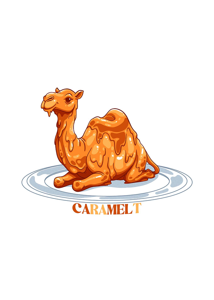 Caramel Camel Cartoon