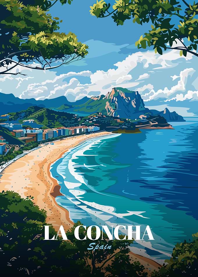 La Concha Beach, Spain