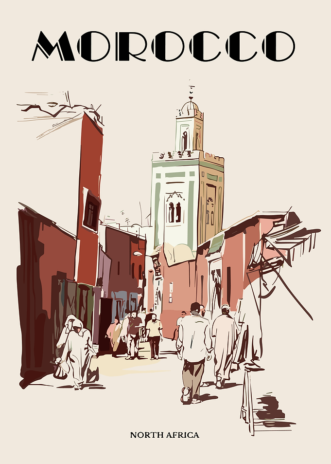 Morocco North Africa Street Scene