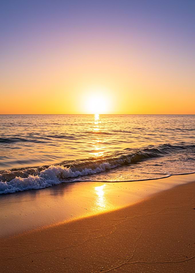 Golden Beach Sunset