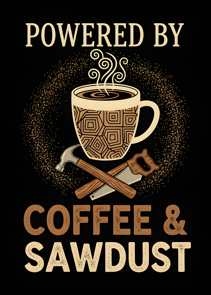 Powered by Coffee and Sawdust