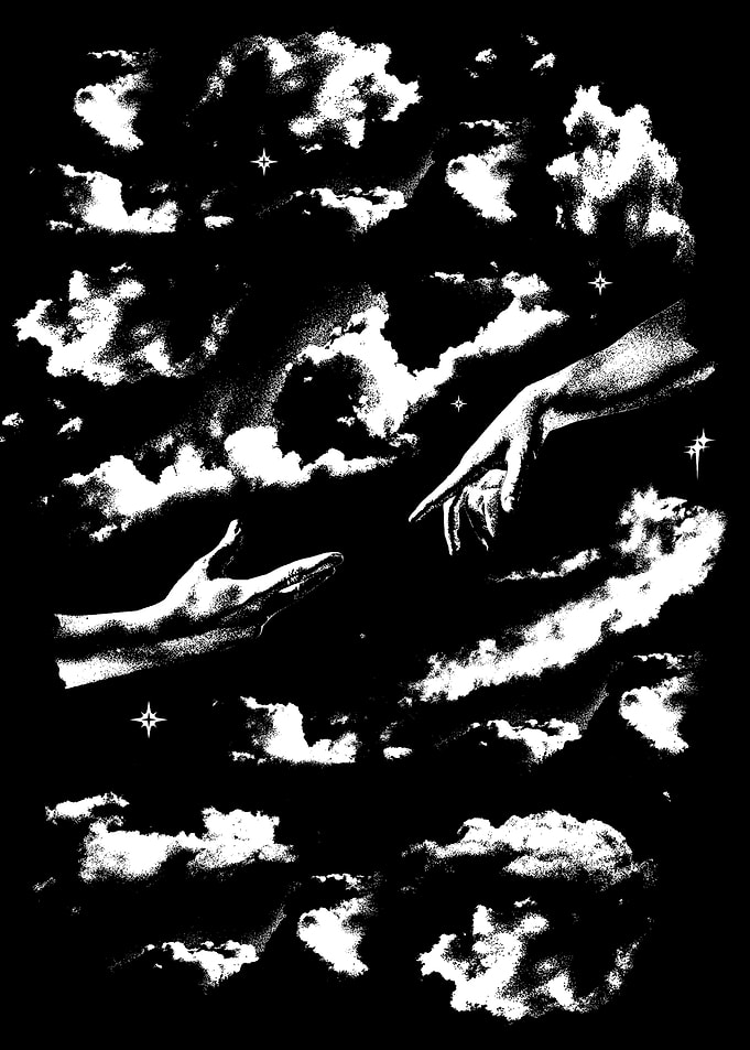 Creation of Adam Black and White