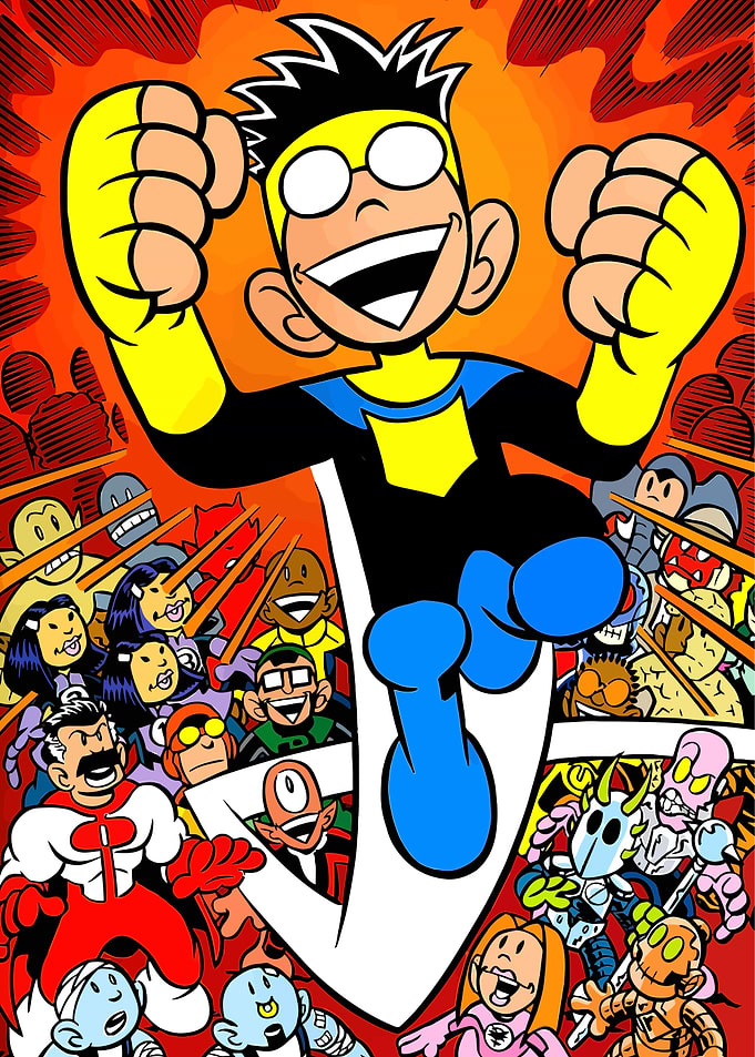 Invincible Comic Book Cover Art