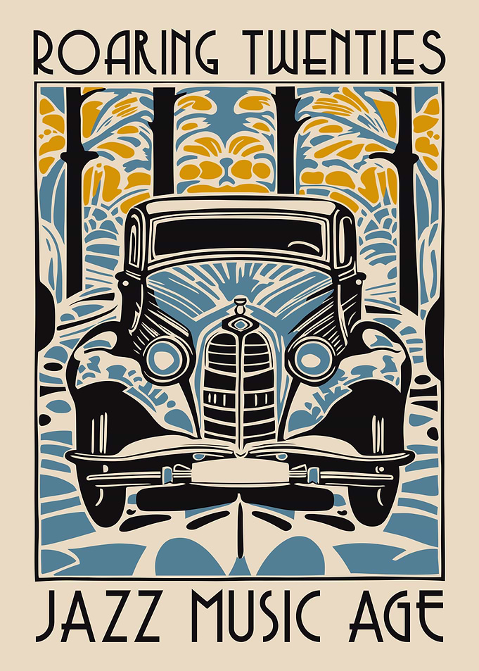 Roaring Twenties Jazz Music Age