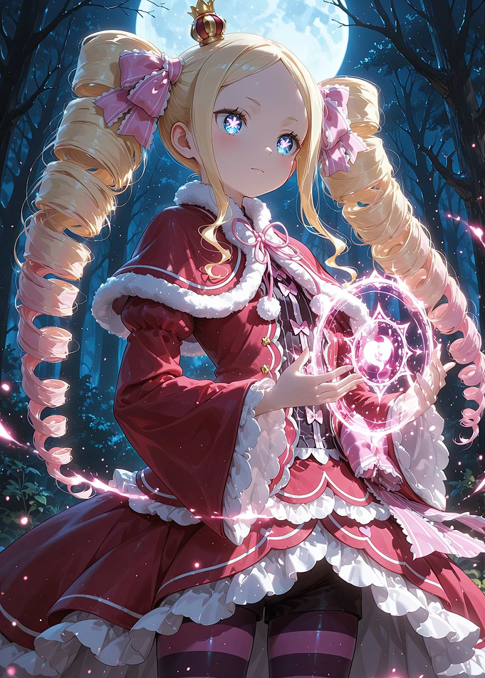 Anime Girl with Magical Orb