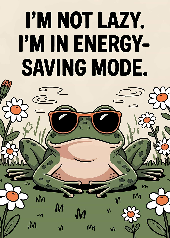 Frog in Energy-Saving Mode