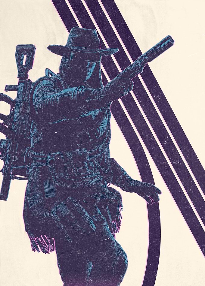 Arc Raiders - Futuristic Cowboy with Gun