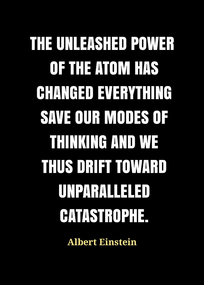 Einstein Quote: Unleashed Power of Atom
