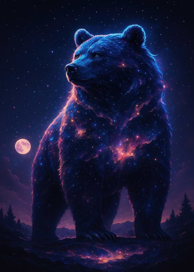 Cosmic Bear Stargazing