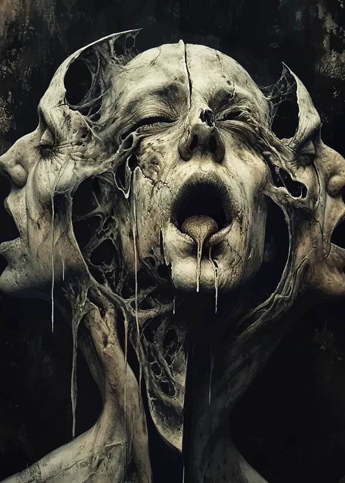 Surreal Horror Faces