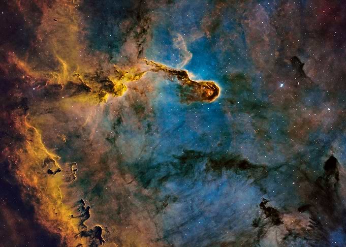 Cosmic Nebula in Deep Space